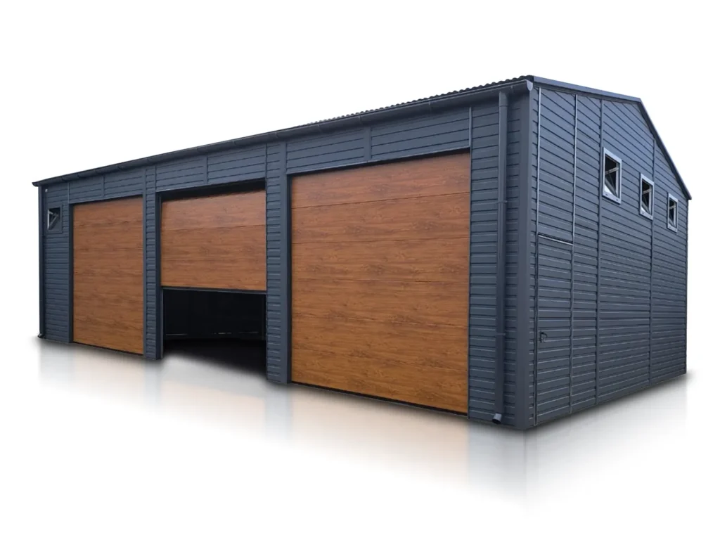 hala blaszana 8×12 garaż hala magazyn wiata