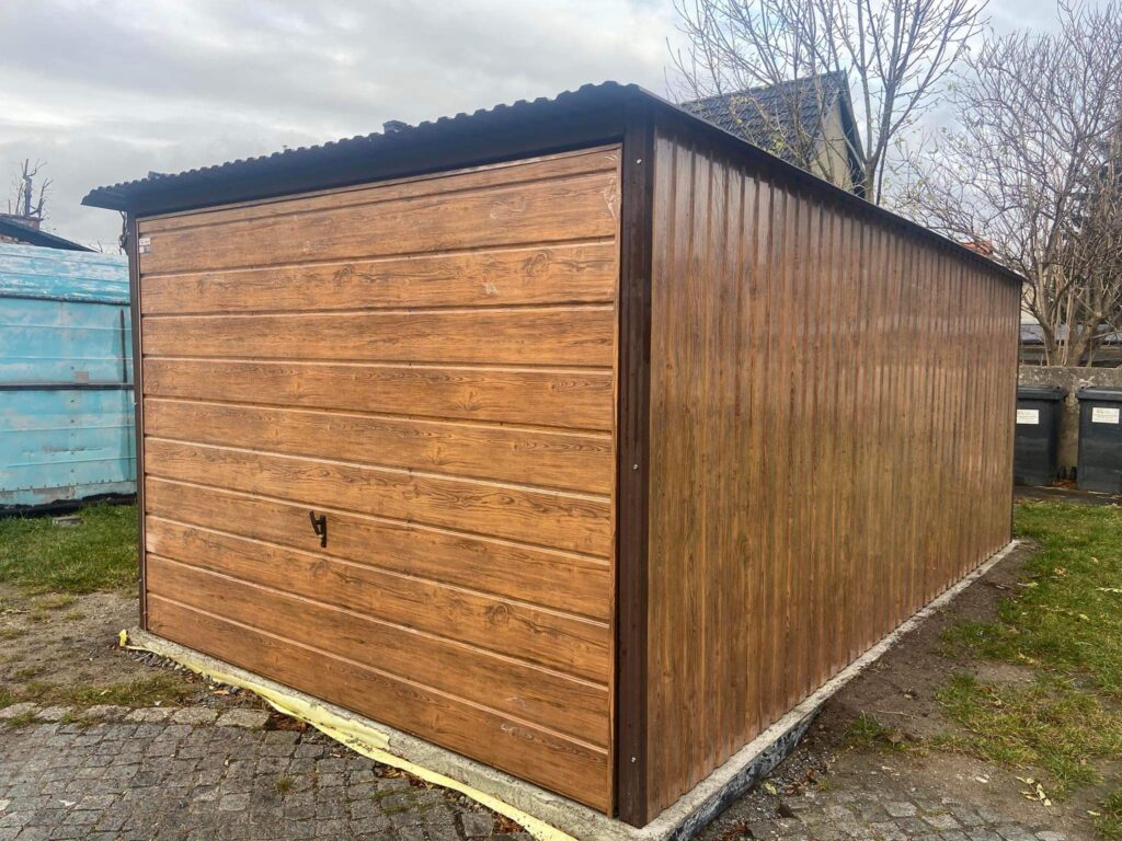 3×5 złoty dąb, brama uchylna ,