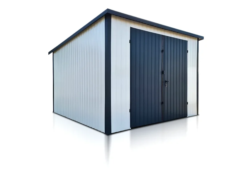 alt="blaszak garaże blaszane 3x3m blaszaki garaż blaszany"