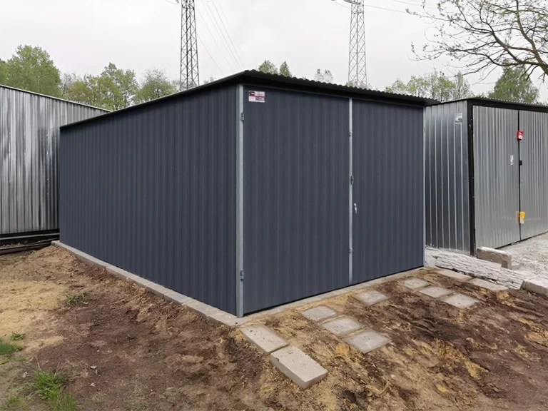 alt="garaż blaszany 3x5 blaszak garaże blaszane blaszaki"
