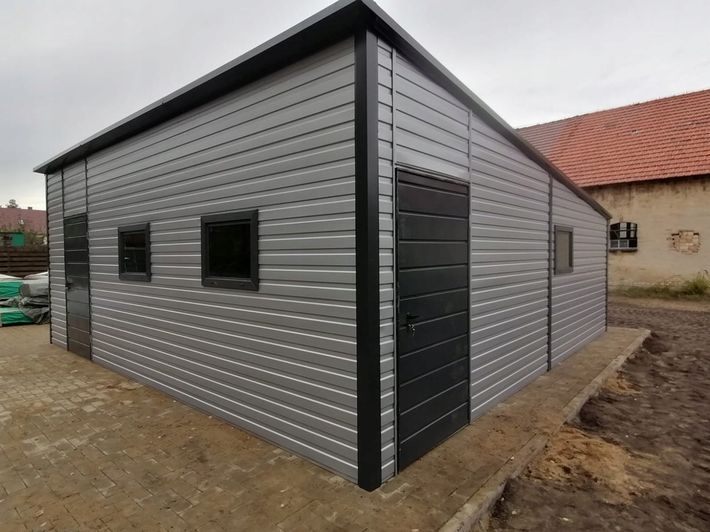 GARAZ-BLASZANY-7x7-Aluminium-Anthracite-Grey-Marka-LiderStal