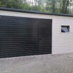 Garaz-Blaszany-6×6-automatem-grafit-bialy-premium-Marka-LiderStal