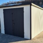 Garaz-blaszany-blaszak-pojedynczy-3×3-Grafit-Bialy-Kod-producenta-3×3-grafit-bialy-blaszak-garaz-blaszany