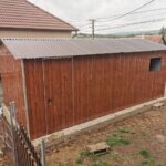 Garaze-blaszane-blaszak-3×5-orzech-drewnopodobny-Material-wykonania-metal