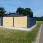Garaze-blaszane-blaszak-Hale-wiaty-PRODUCENT-7×6-m-Spad-dachu-dach-dwuspadowy-spad-na-bok