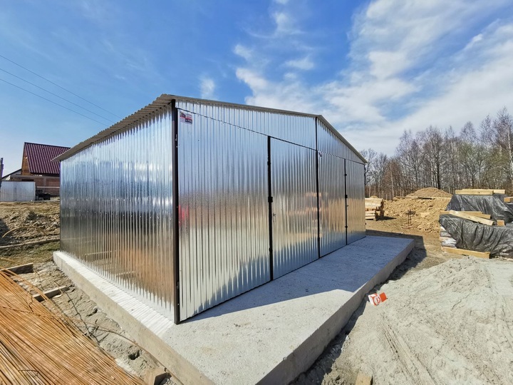 Garaze blaszane blaszak dwustanowiskowy 6 x 6 m Kod producenta 6x6 1