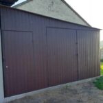 Garaze-blaszane-blaszak-garaz-4×5-brama-kolor-braz-Marka-inna