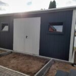 Garaze-blaszane-blaszak-garaz-grafit-mat-bialy-5×3-Marka-LiderStal