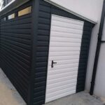 Garaze-blaszane-blaszak-garaz-grafit-mat-bialy-Szerokosc-4-m