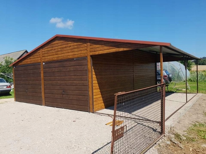 Garaze-blaszane-blaszak6x5-3-drewnopodobne-premium-Szerokosc-6-m
